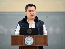 Президент Садыр Жапаров открыл новое здание Управления ГКНБ по Таласской области